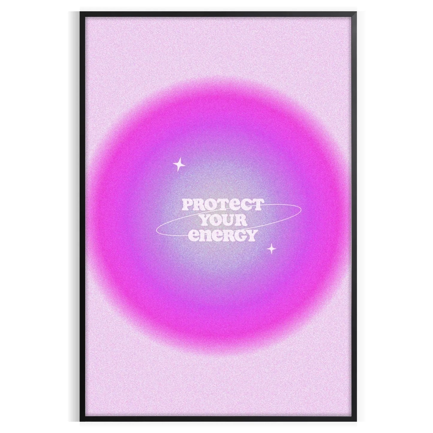 space motivational poster blue purple hues inspiring wall art perfect touch positivity room print gift decor sizes A4 cm A0