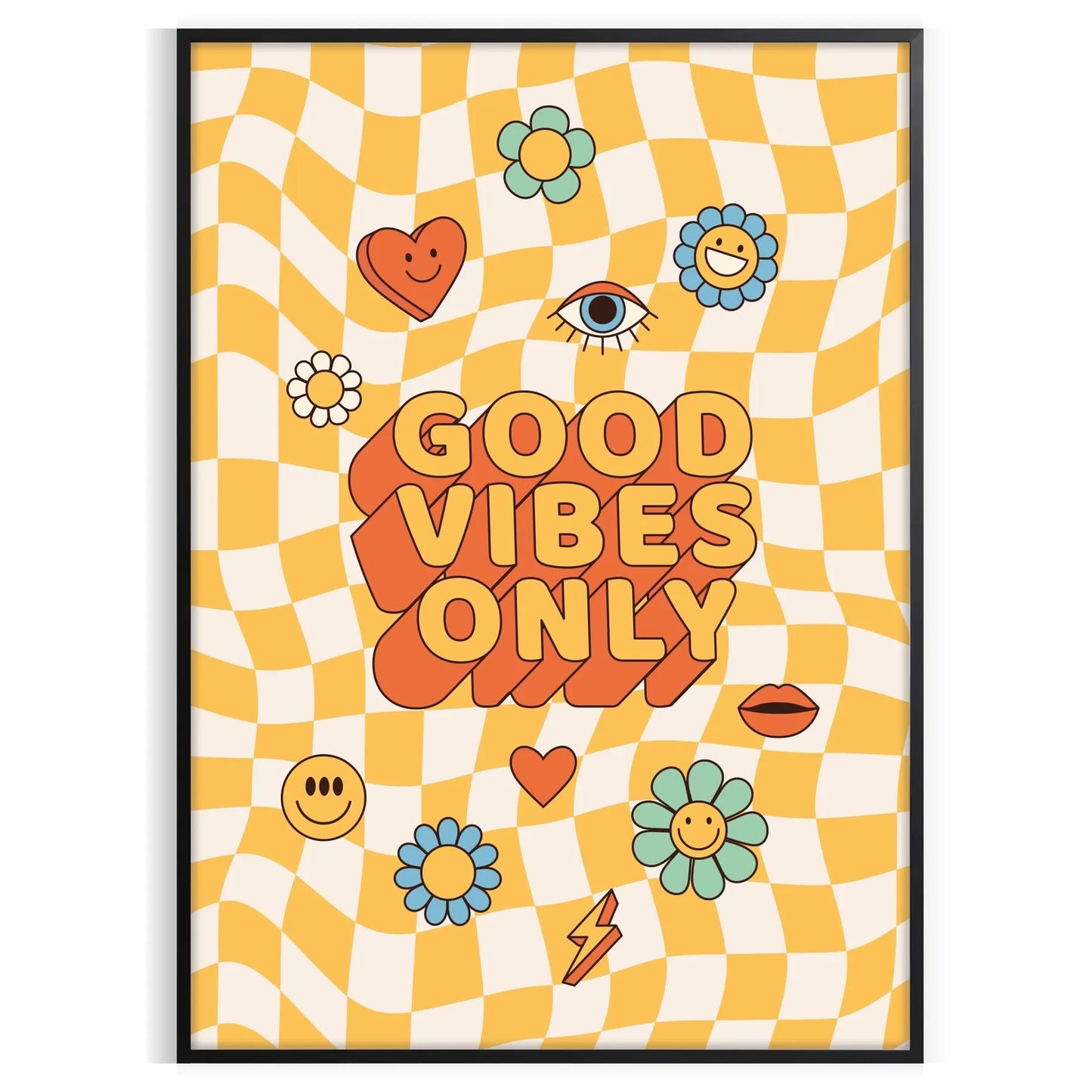 space motivational poster earthy brown refreshing green tones inspirational wall art thoughtful gift artwork touch motivation room available A4 cm A0