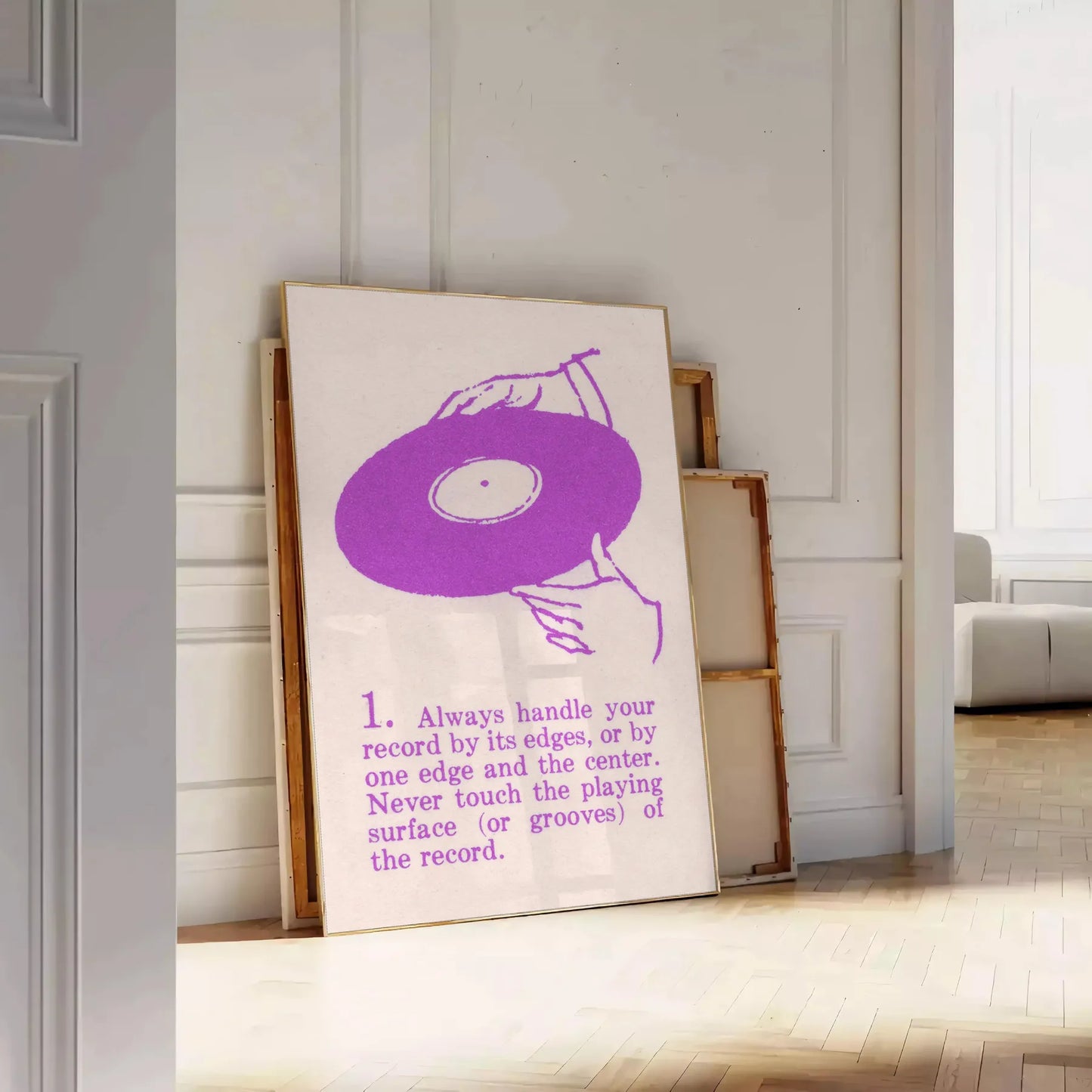 space motivational art poster vibrant green purple hues inspiring wall perfect thoughtful gift striking addition decor unframed options style