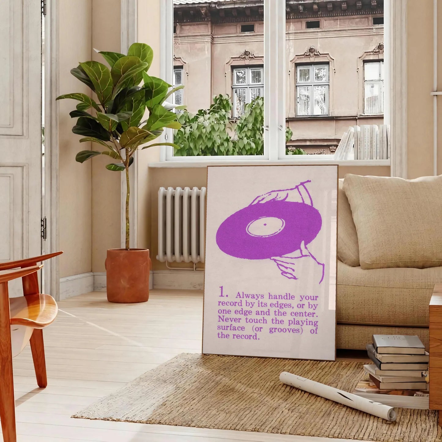 space motivational art poster vibrant green purple hues inspiring wall perfect thoughtful gift striking addition decor unframed options style
