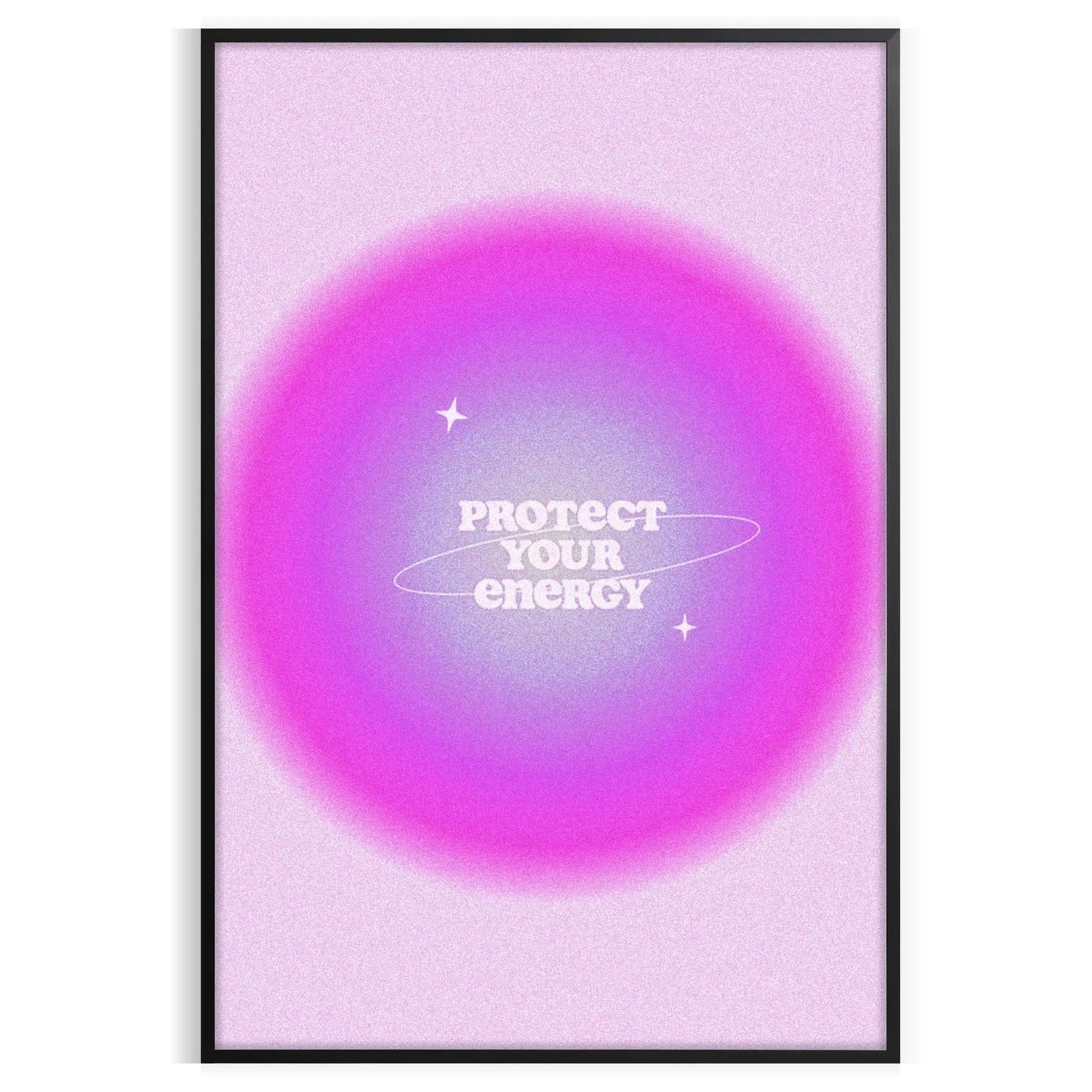 space motivational poster blue purple hues inspiring wall art perfect touch positivity room print gift decor sizes A4 cm A0