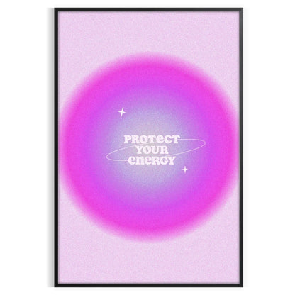 space motivational poster blue purple hues inspiring wall art perfect touch positivity room print gift decor sizes A4 cm A0