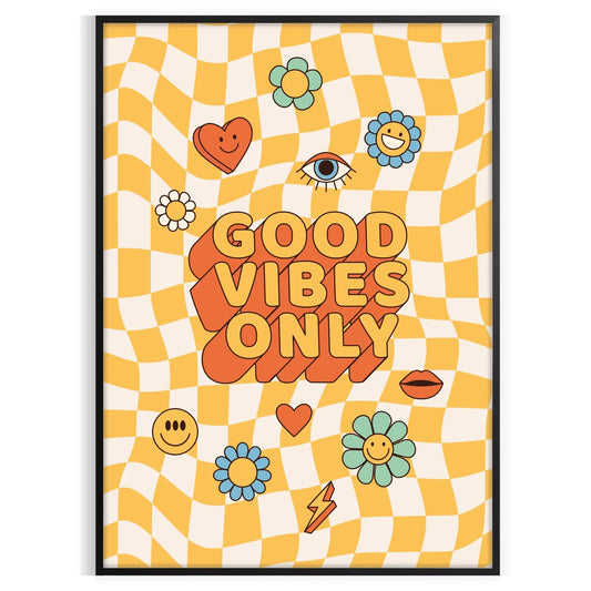 space motivational poster earthy brown refreshing green tones inspirational wall art thoughtful gift artwork touch motivation room available A4 cm A0
