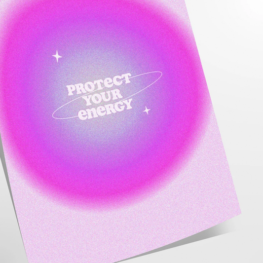 space motivational poster blue purple hues inspiring wall art perfect touch positivity room print gift decor sizes A4 cm A0