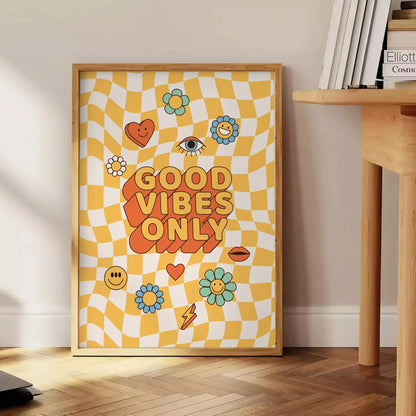 space motivational poster earthy brown refreshing green tones inspirational wall art thoughtful gift artwork touch motivation room available A4 cm A0